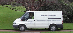 Pegasus Sound & Light van 